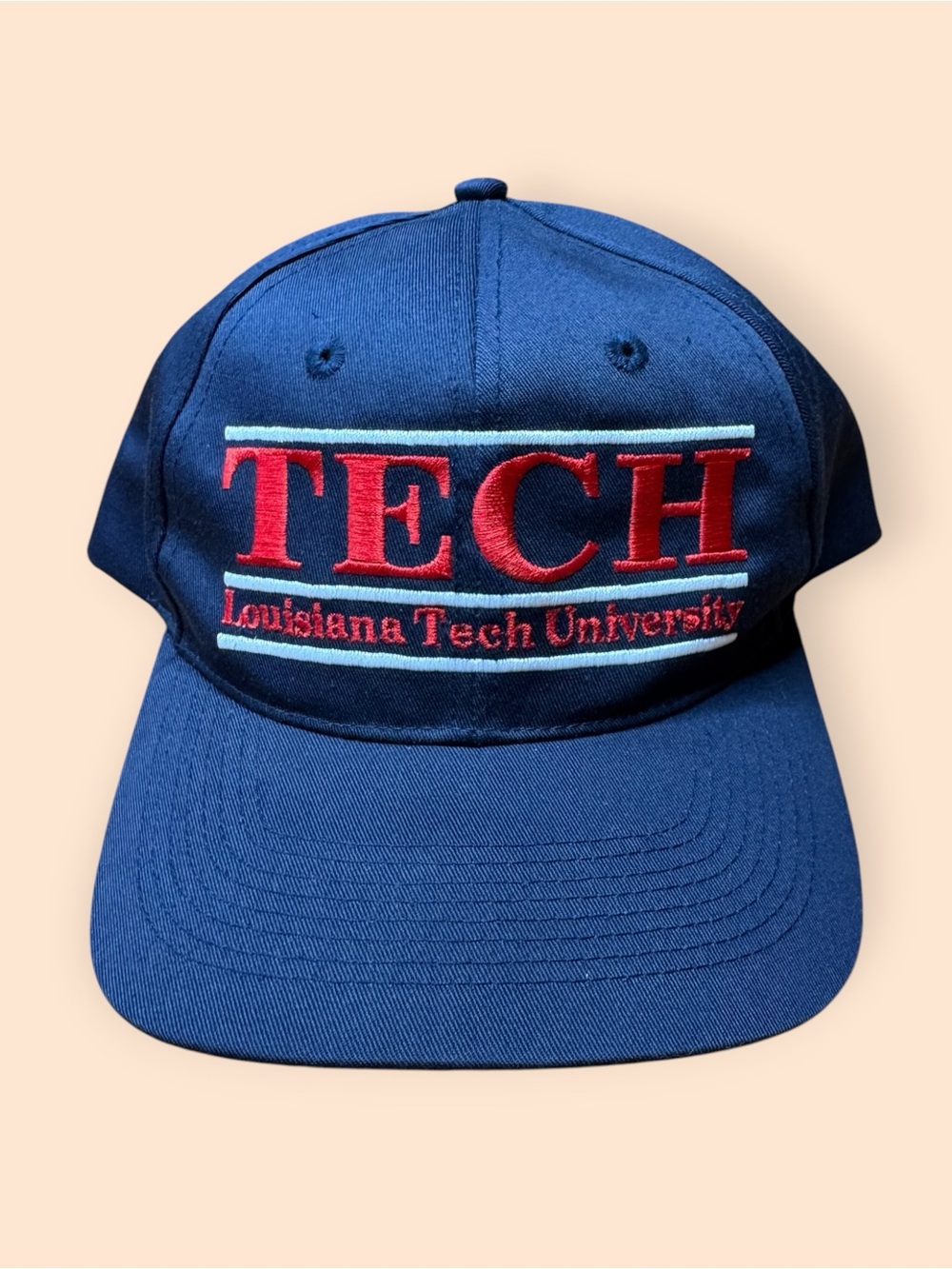 Vintage 1990s Louisiana Tech University The Game SnapBack Hat Vtg 90s